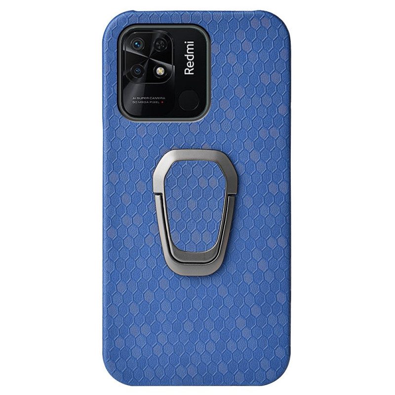 Cover Xiaomi Redmi 10C Nido D'ape Con Anello-supporto