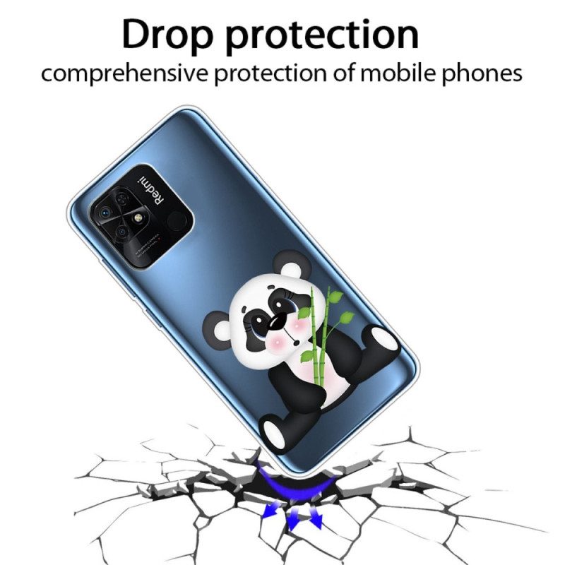 Cover Xiaomi Redmi 10C Panda Carino Senza Soluzione Di Continuità