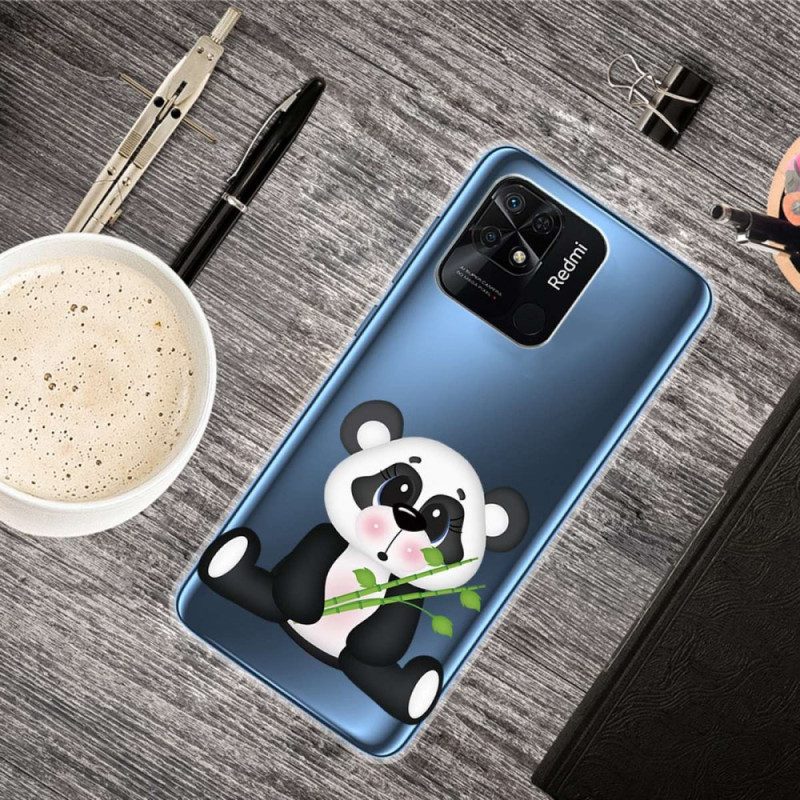 Cover Xiaomi Redmi 10C Panda Carino Senza Soluzione Di Continuità