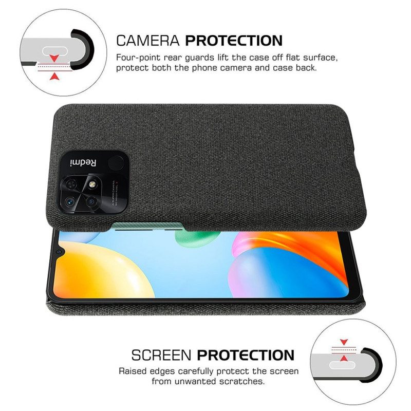 Cover Xiaomi Redmi 10C Tessuto