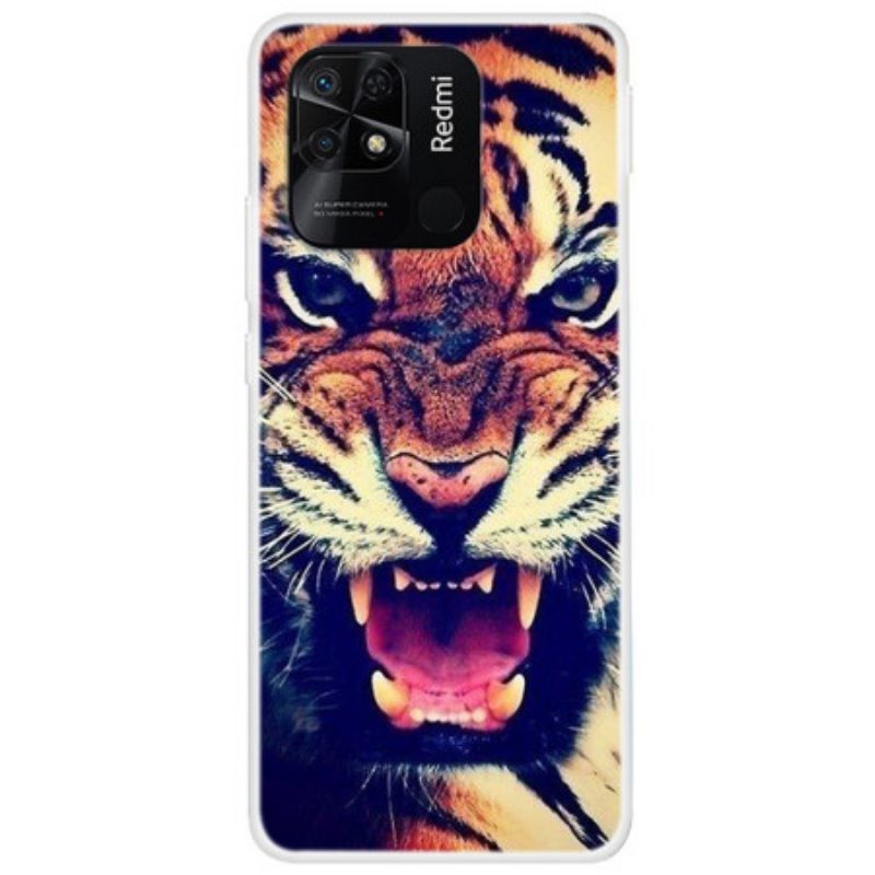 Cover Xiaomi Redmi 10C Testa Felina