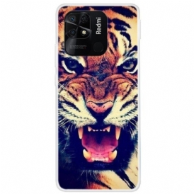 Cover Xiaomi Redmi 10C Testa Felina