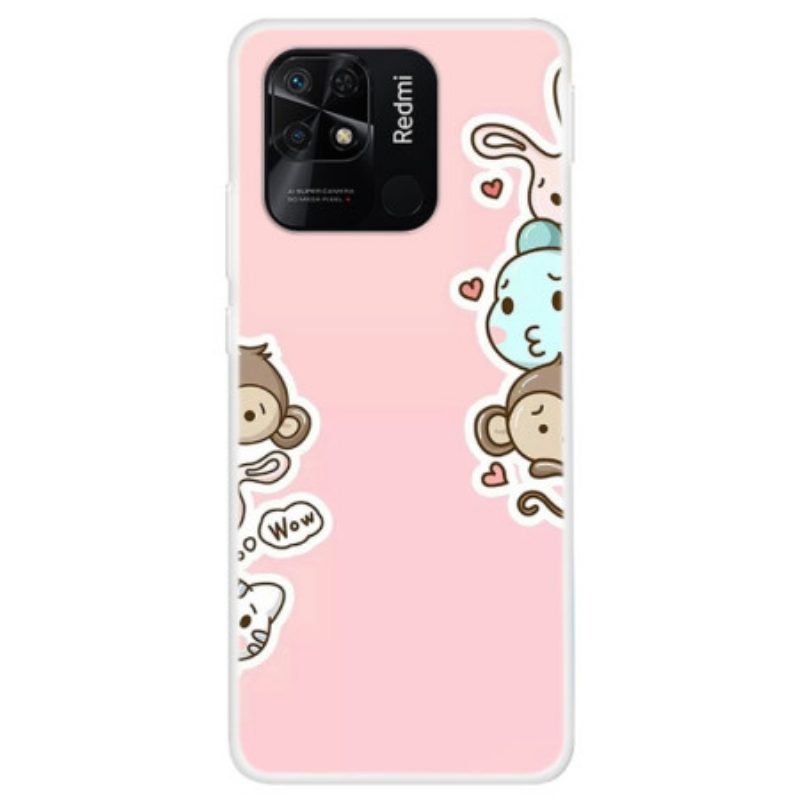 Cover Xiaomi Redmi 10C Wow Animali