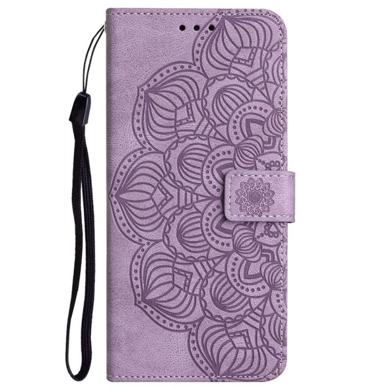 Custodia A Portafoglio Xiaomi Redmi 10C Mandala Strappy