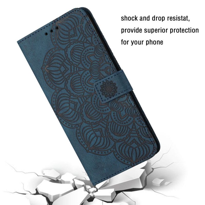 Custodia A Portafoglio Xiaomi Redmi 10C Mandala Strappy