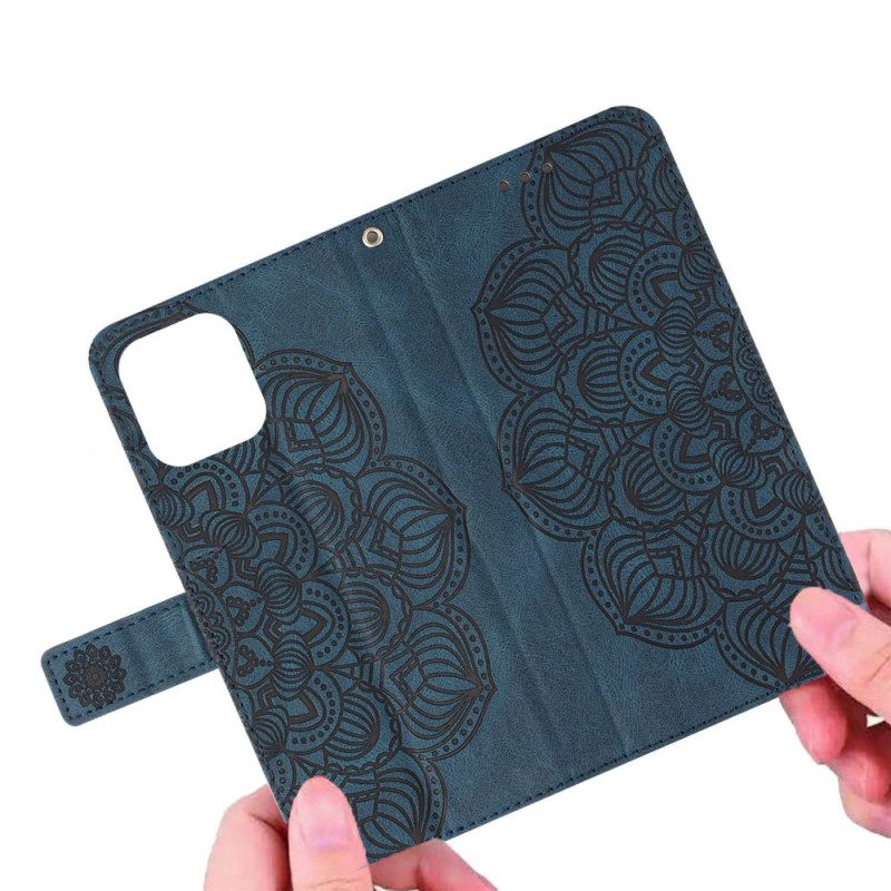 Custodia A Portafoglio Xiaomi Redmi 10C Mandala Strappy