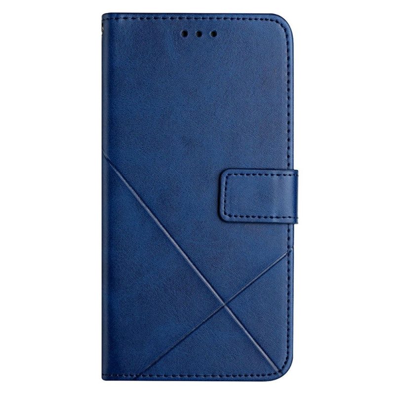 Custodia in pelle Xiaomi Redmi 10C X Design Stile In Pelle Geo