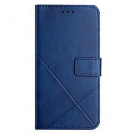 Custodia in pelle Xiaomi Redmi 10C X Design Stile In Pelle Geo