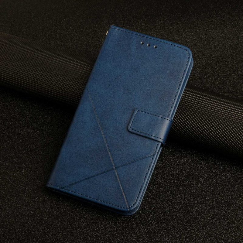 Custodia in pelle Xiaomi Redmi 10C X Design Stile In Pelle Geo