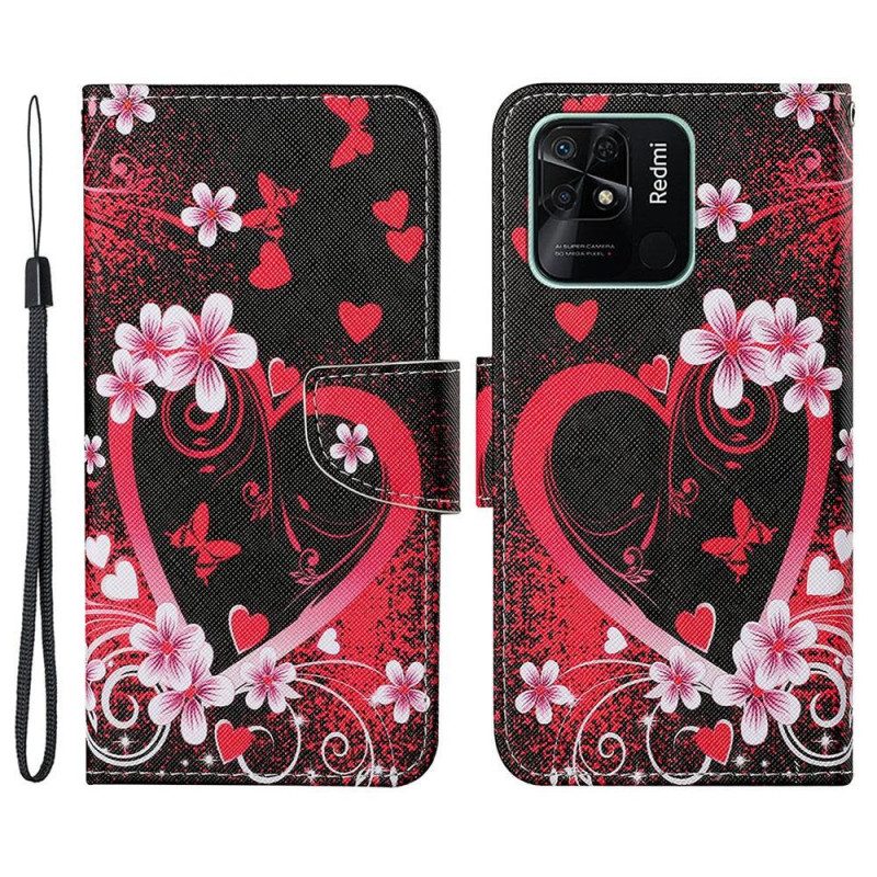 Folio Cover Xiaomi Redmi 10C Cuore Strappato