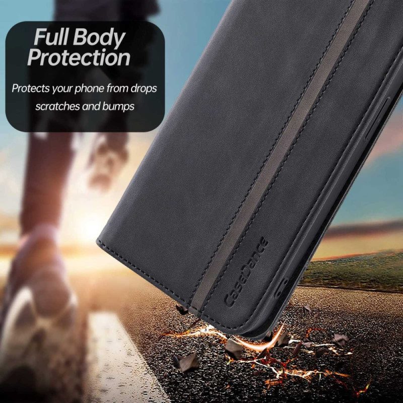 Folio Cover Xiaomi Redmi 10C Custodia in pelle Caseme Bicolore