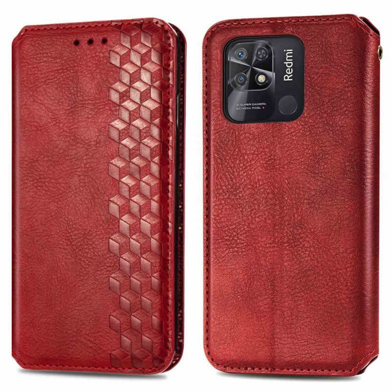 Folio Cover Xiaomi Redmi 10C Custodia in pelle Modello 3d