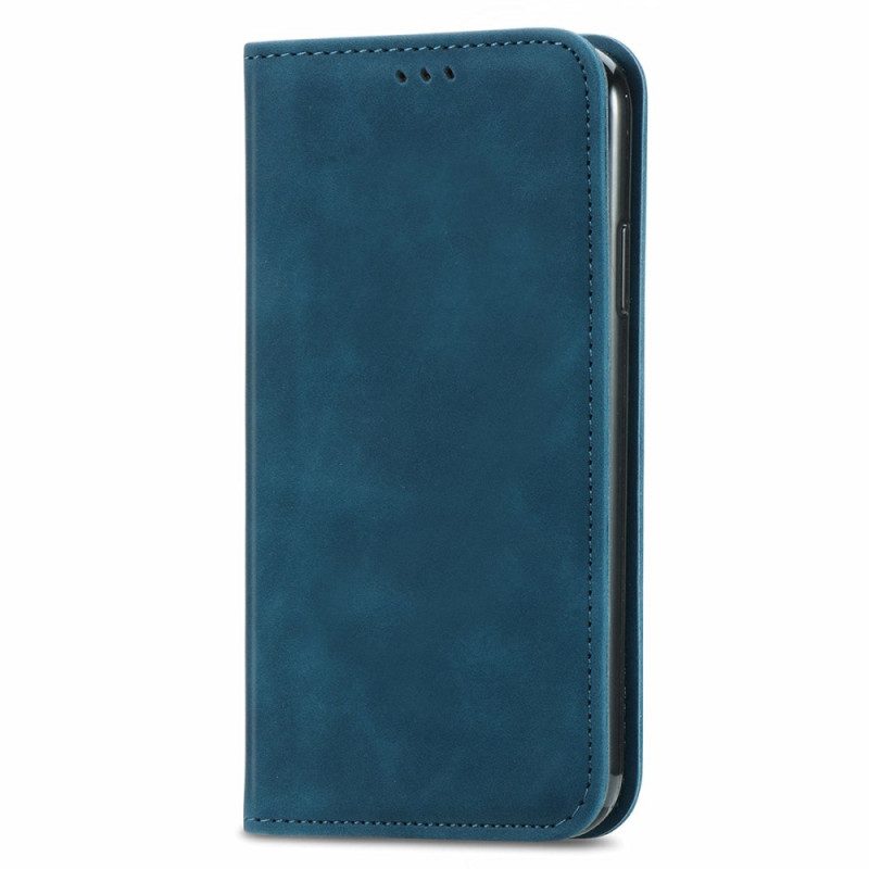 Folio Cover Xiaomi Redmi 10C Custodia in pelle Serie D'epoca