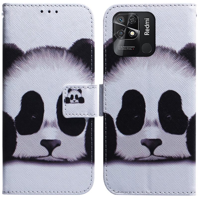 Folio Cover Xiaomi Redmi 10C Panda