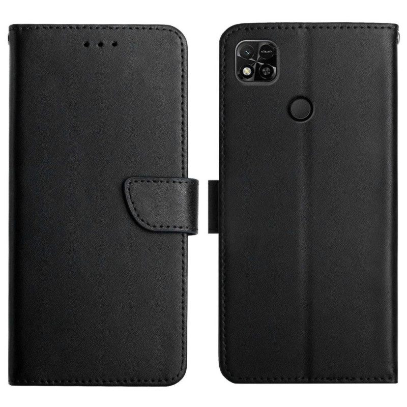 Folio Cover Xiaomi Redmi 10C Vera Pelle Nappa