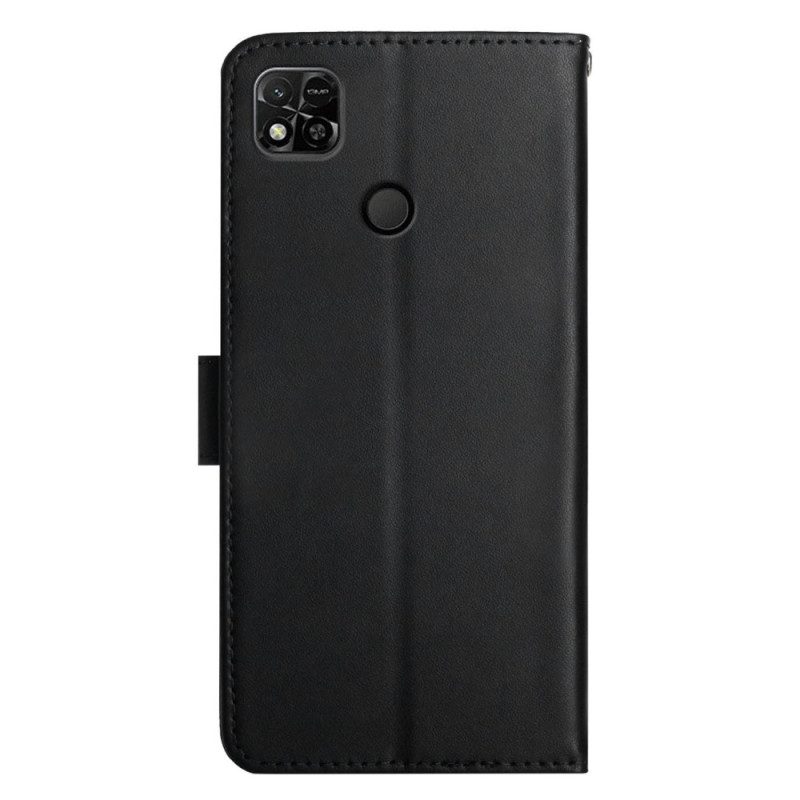 Folio Cover Xiaomi Redmi 10C Vera Pelle Nappa