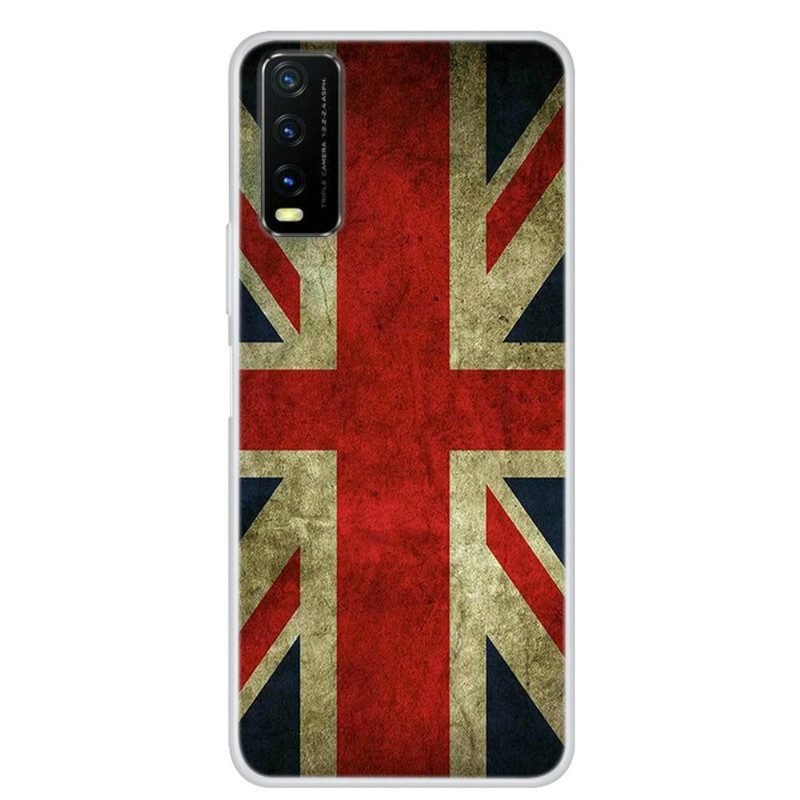 Cover Vivo Y20s Bandiera Inglese