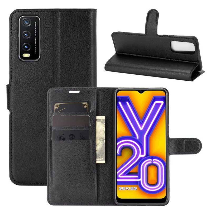 Folio Cover Vivo Y20s Ecopelle Classica