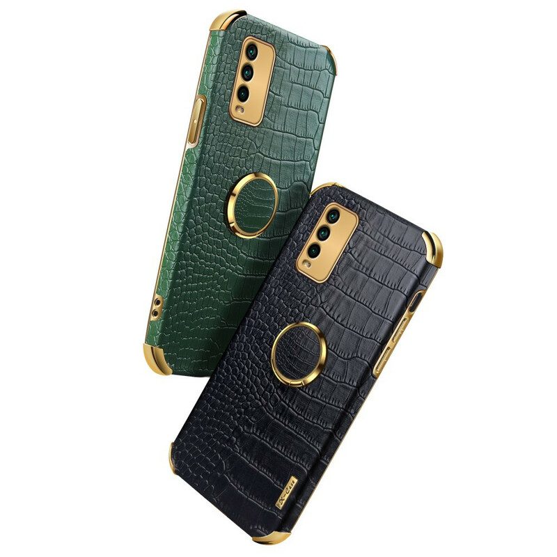 Cover Xiaomi Redmi 9T X-case Effetto Pelle Di Coccodrillo