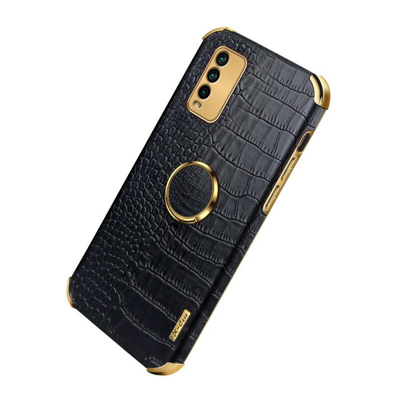 Cover Xiaomi Redmi 9T X-case Effetto Pelle Di Coccodrillo