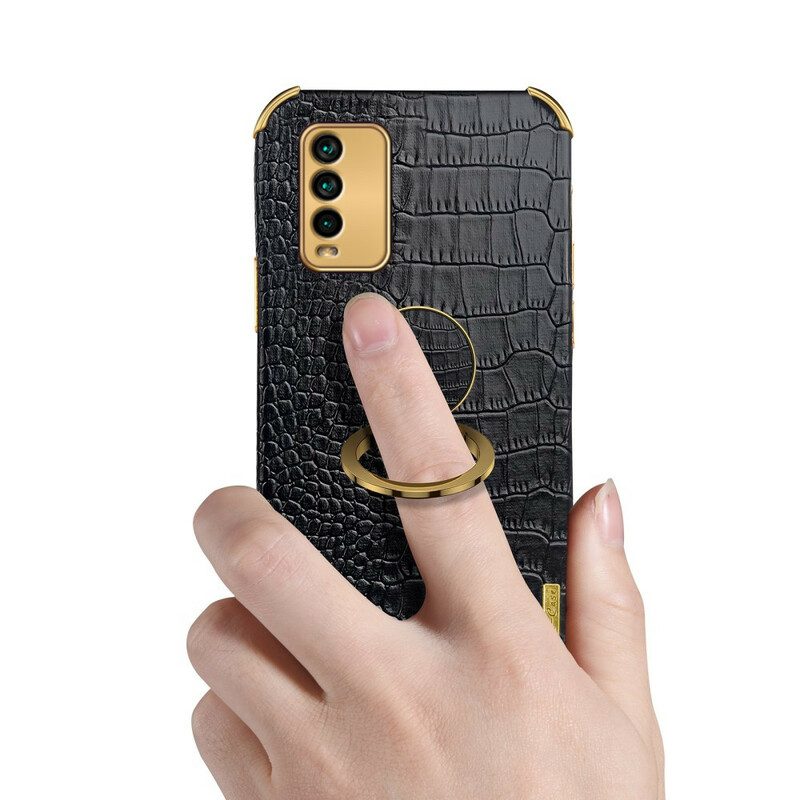 Cover Xiaomi Redmi 9T X-case Effetto Pelle Di Coccodrillo