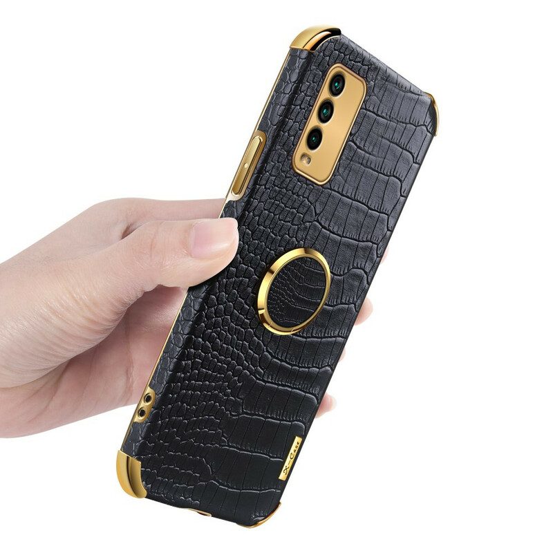 Cover Xiaomi Redmi 9T X-case Effetto Pelle Di Coccodrillo