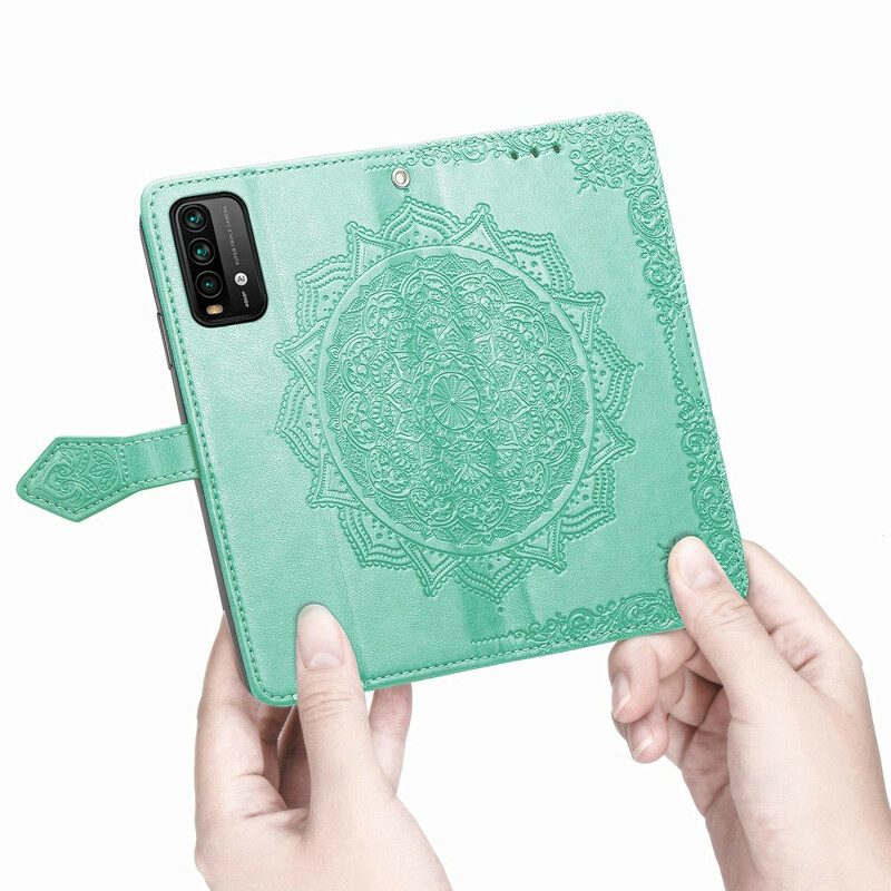 Custodia A Portafoglio Xiaomi Redmi 9T Mandala Medioevo