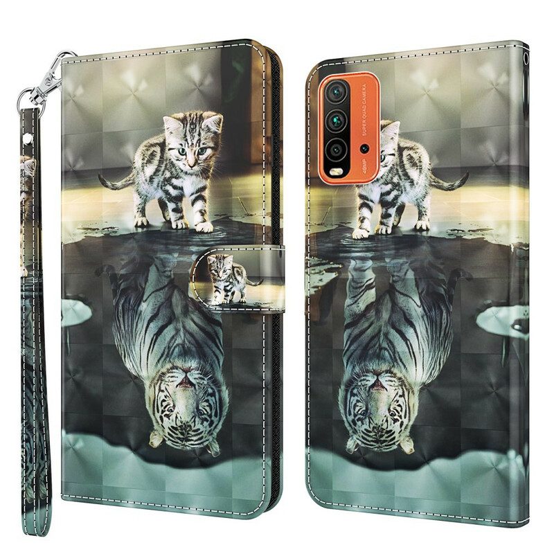 Custodia in pelle Xiaomi Redmi 9T Ernesto La Tigre