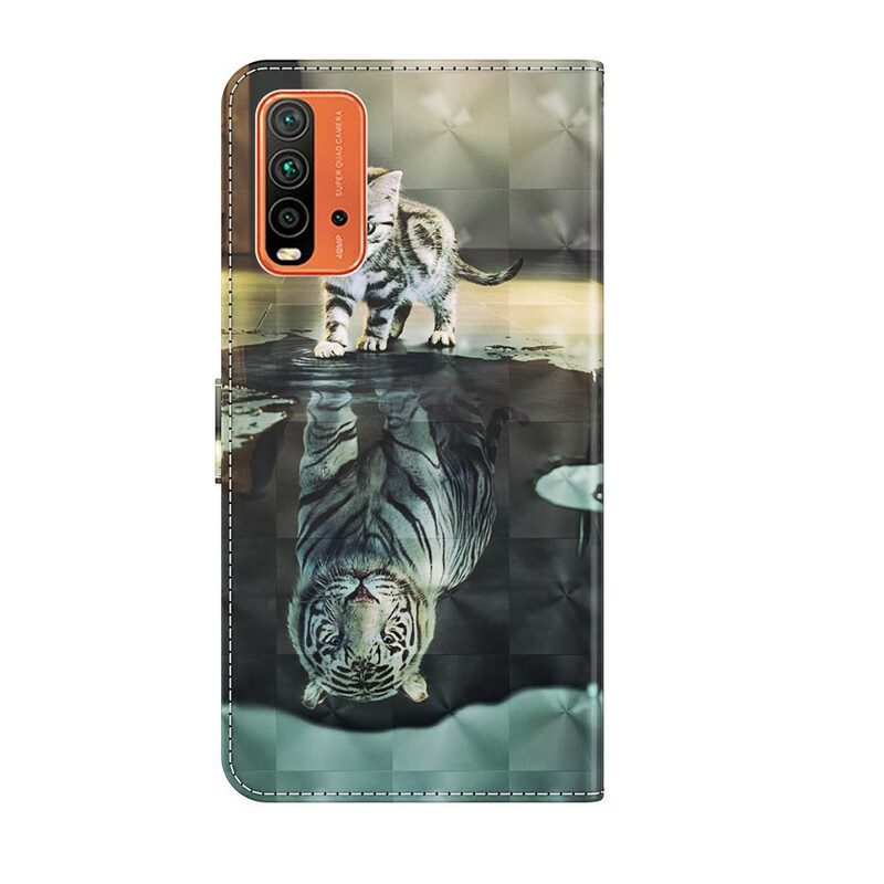 Custodia in pelle Xiaomi Redmi 9T Ernesto La Tigre