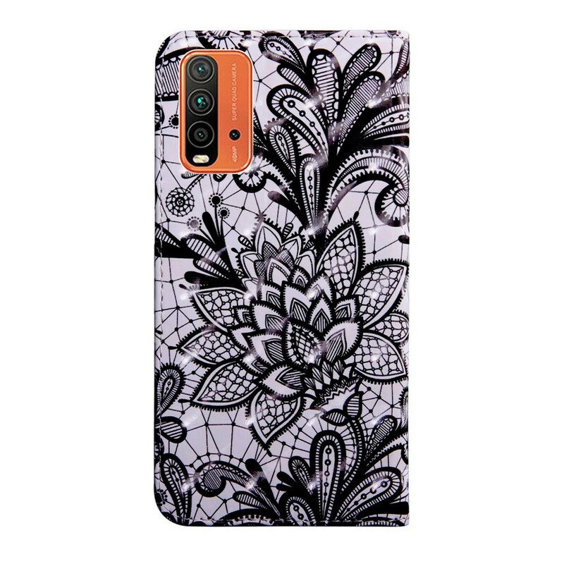 Folio Cover Xiaomi Redmi 9T Completamente In Pizzo