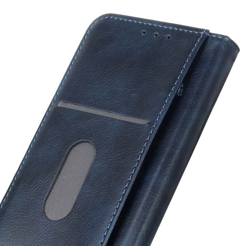 Folio Cover Xiaomi Redmi 9T Custodia in pelle Crosta Di Pelle Opaca