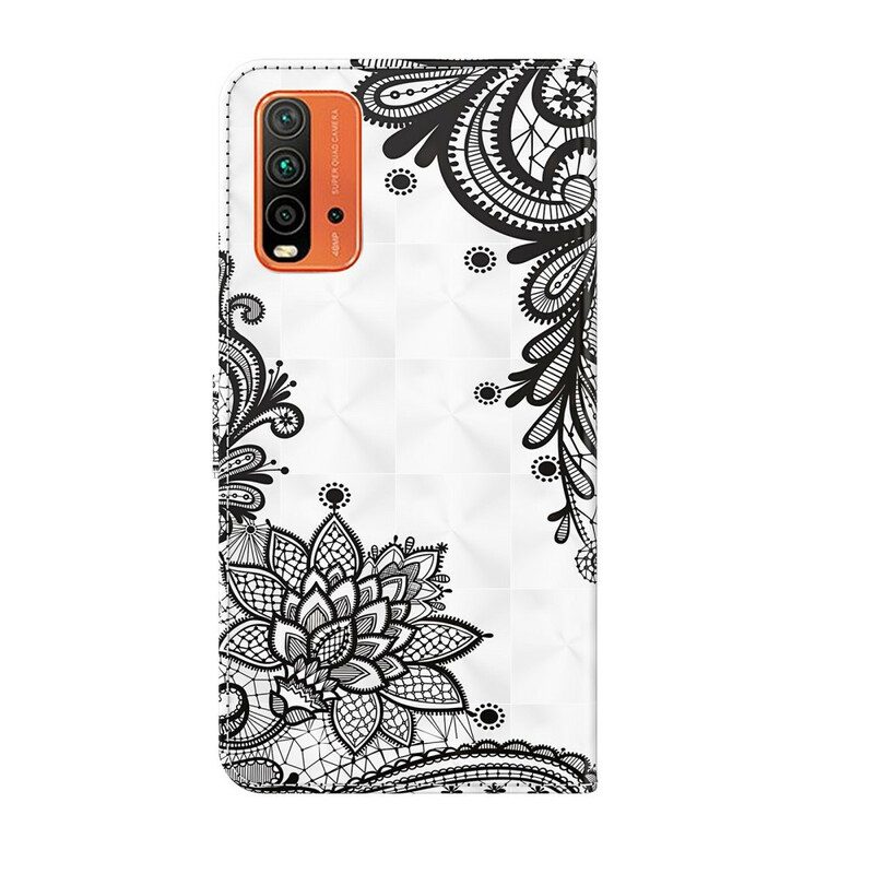 Folio Cover Xiaomi Redmi 9T Pizzo Elegante