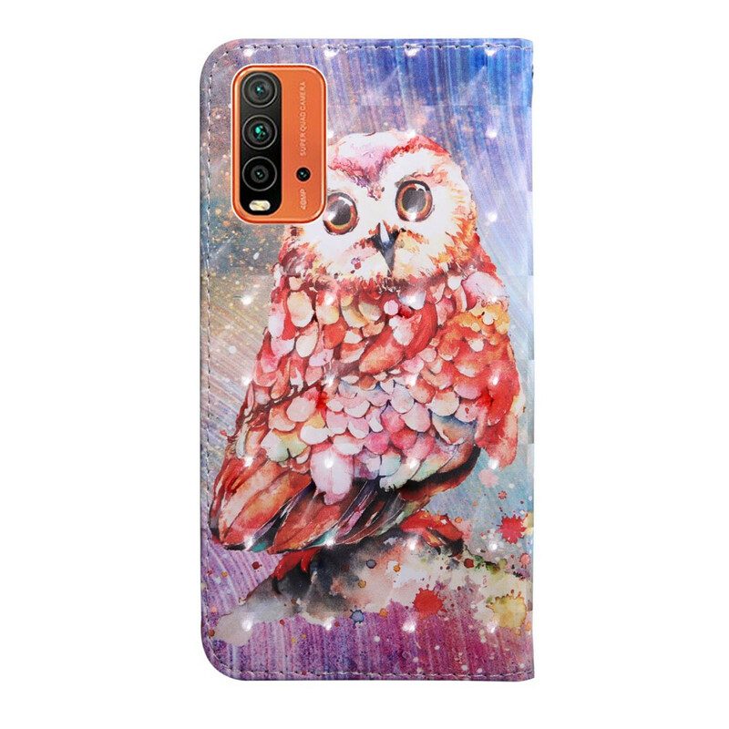 Folio Cover Xiaomi Redmi 9T Punto Luminoso Germain Il Gufo