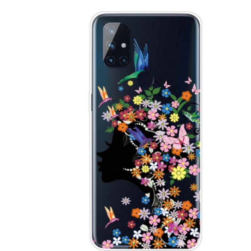 Cover OnePlus Nord N10 Bella Testa Di Fiore