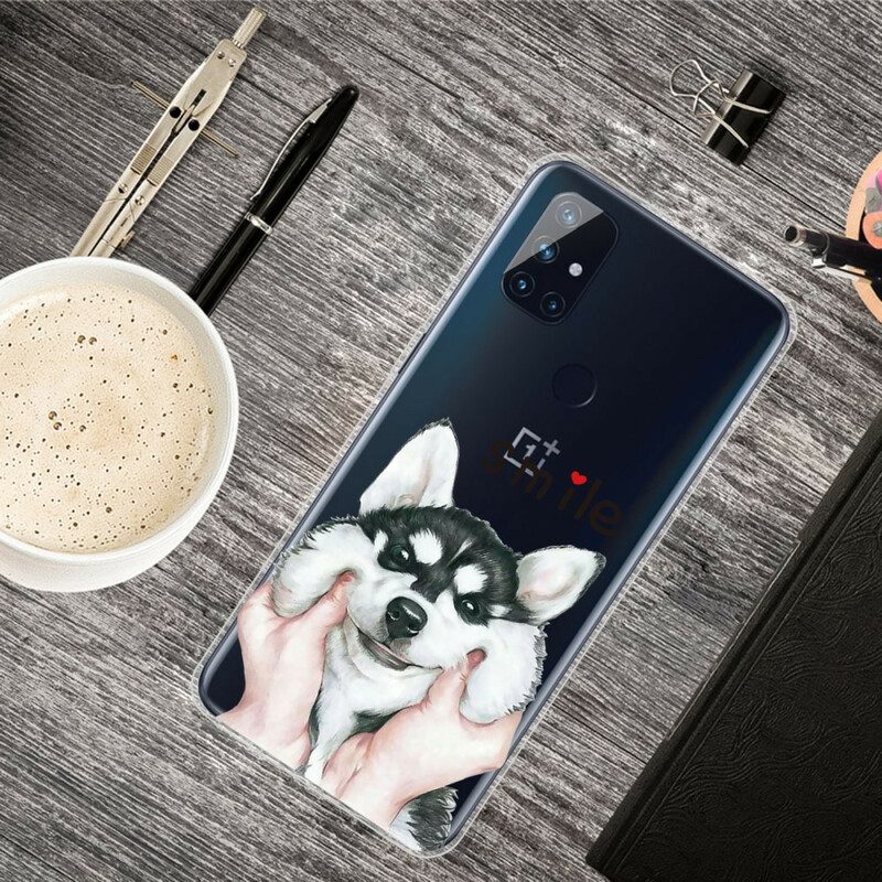 Cover OnePlus Nord N10 Cane Sorridente