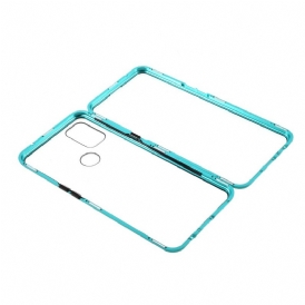 Cover OnePlus Nord N10 Due Lati In Vetro Temperato Magnetico E Metallo