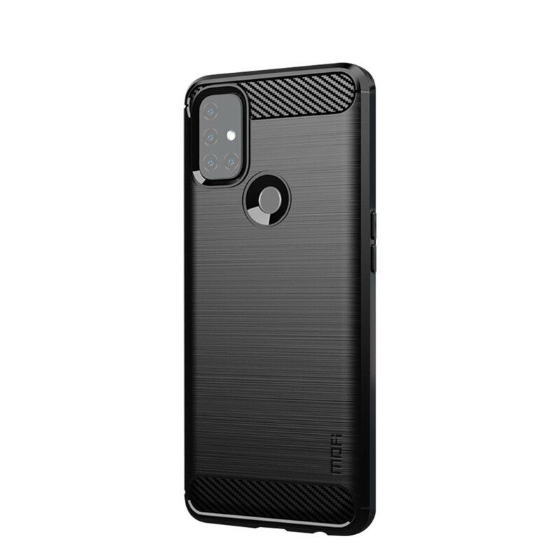 Cover OnePlus Nord N10 Fibra Di Carbonio Spazzolata Mofi