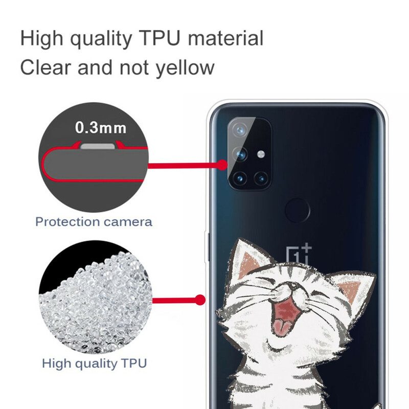 Cover OnePlus Nord N10 Gatto Carino