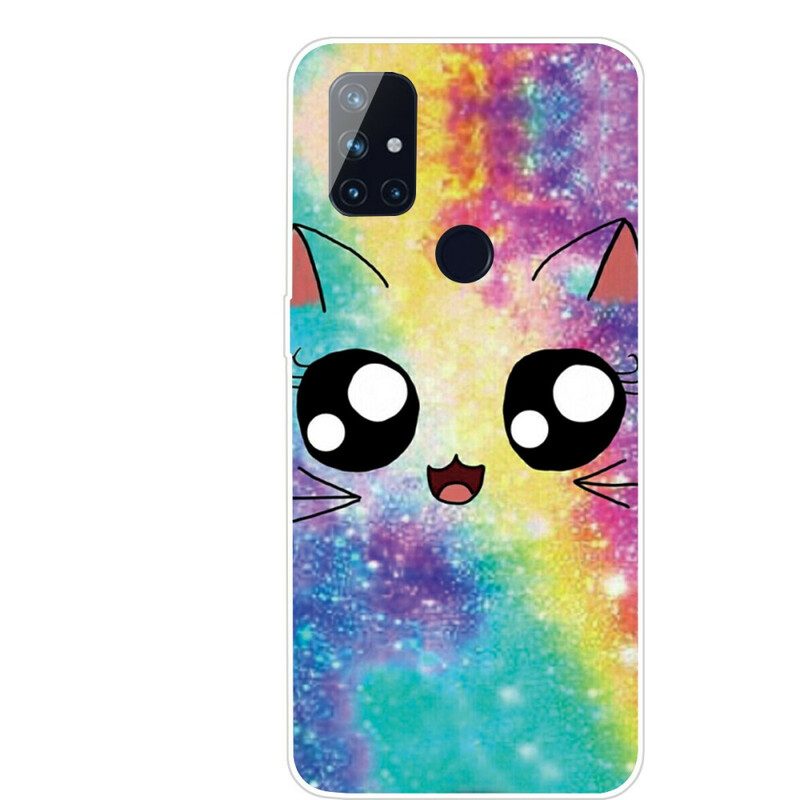 Cover OnePlus Nord N10 Gatto Dei Cartoni Animati