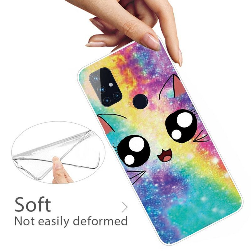 Cover OnePlus Nord N10 Gatto Dei Cartoni Animati