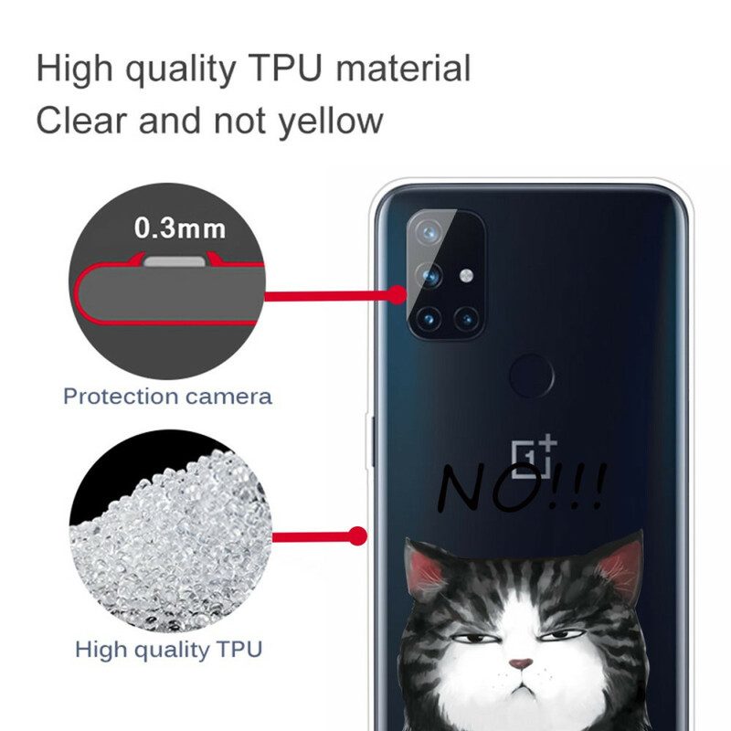 Cover OnePlus Nord N10 Il Gatto Che Dice Di No