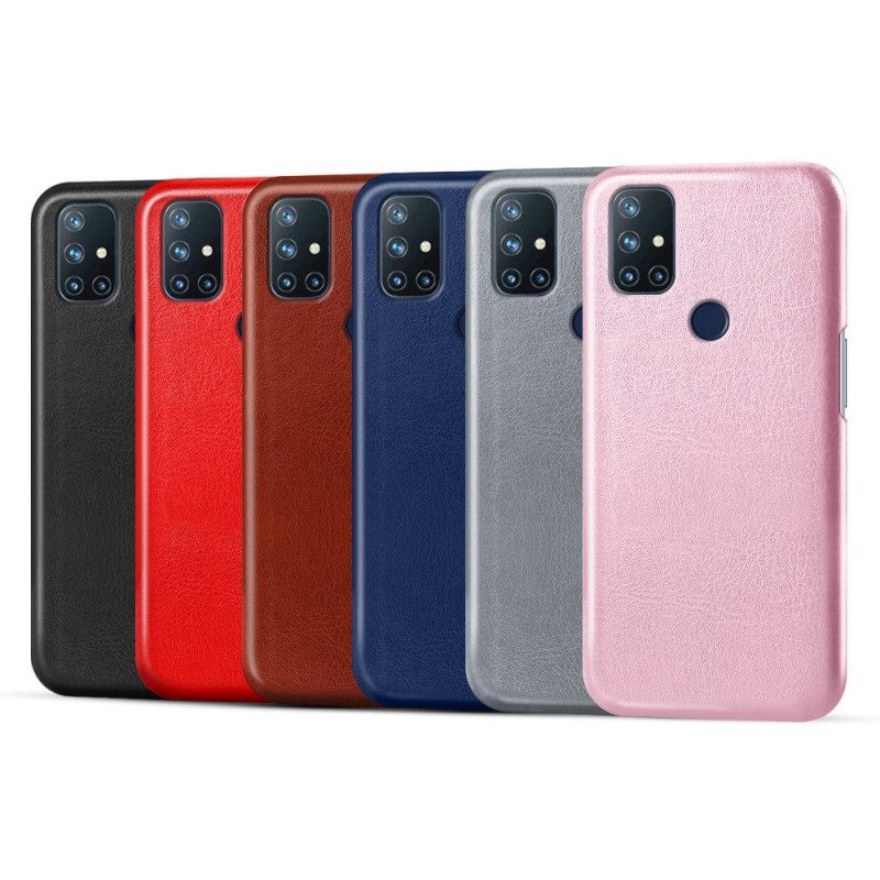 Cover OnePlus Nord N10 Ksq Effetto Pelle