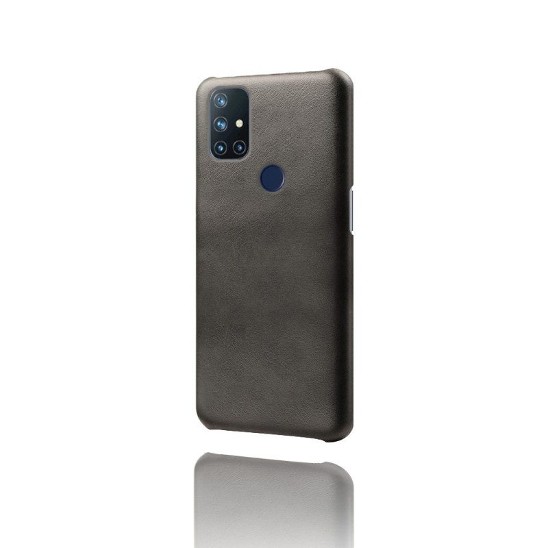 Cover OnePlus Nord N10 Ksq Effetto Pelle