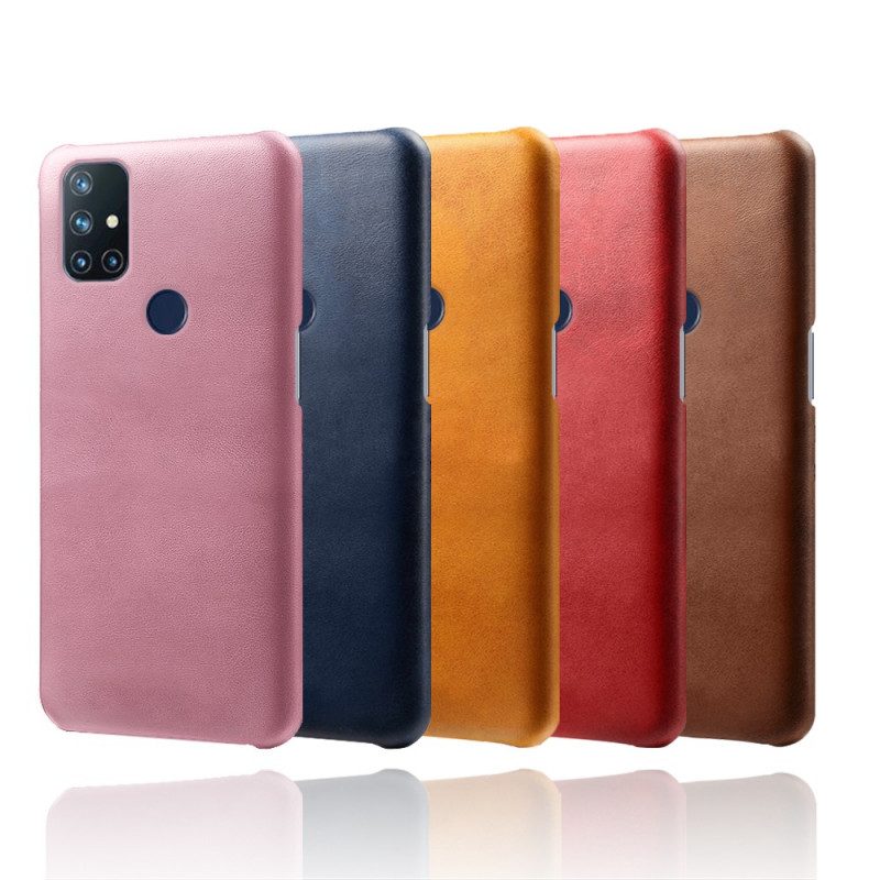 Cover OnePlus Nord N10 Ksq Effetto Pelle