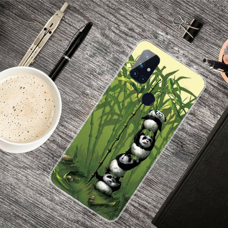 Cover OnePlus Nord N10 Mazzo Di Panda