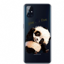 Cover OnePlus Nord N10 Panda Senza Soluzione Di Continuità Dammi Cinque