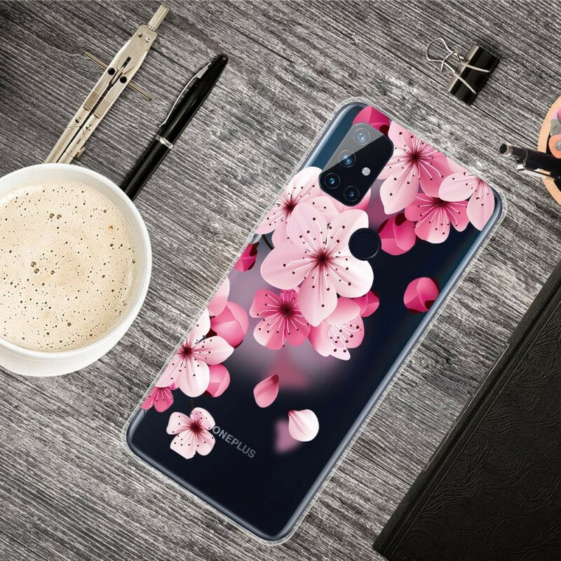 Cover OnePlus Nord N10 Piccoli Fiori Rosa