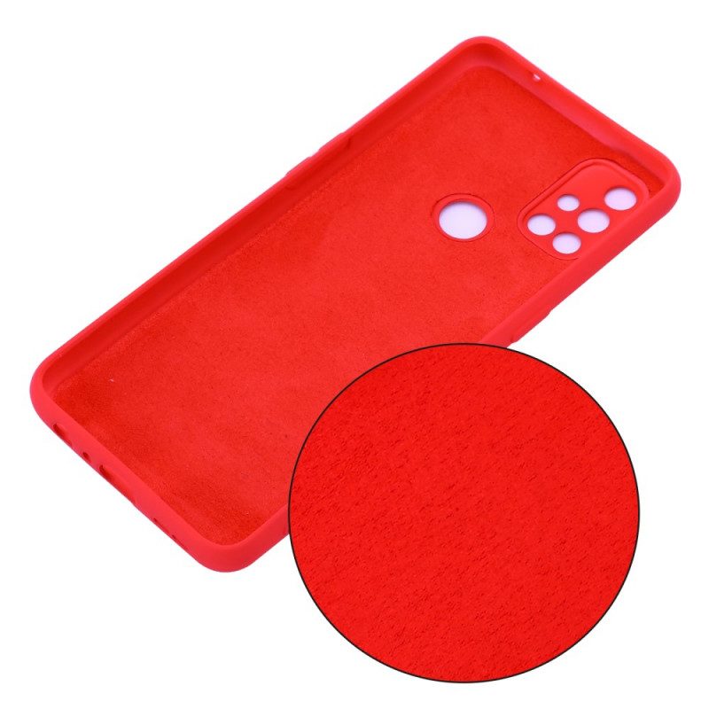 Cover OnePlus Nord N10 Silicone Liquido Con Cordino