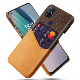 Cover OnePlus Nord N10 Titolare Della Carta Ksq