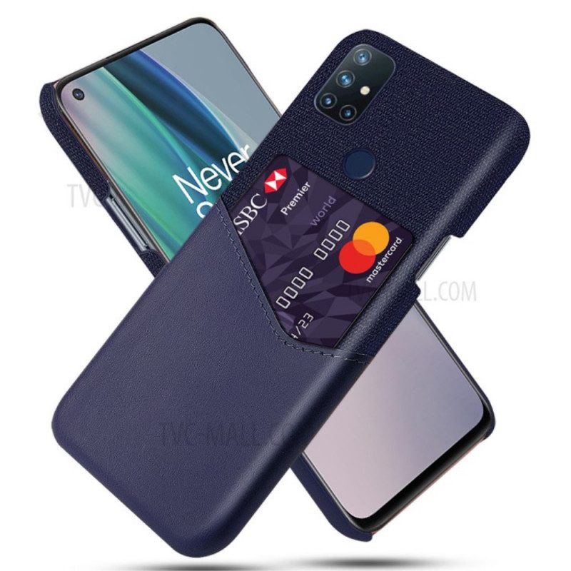 Cover OnePlus Nord N10 Titolare Della Carta Ksq